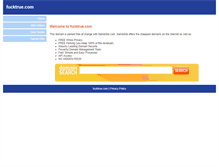 Tablet Screenshot of fucktrue.com